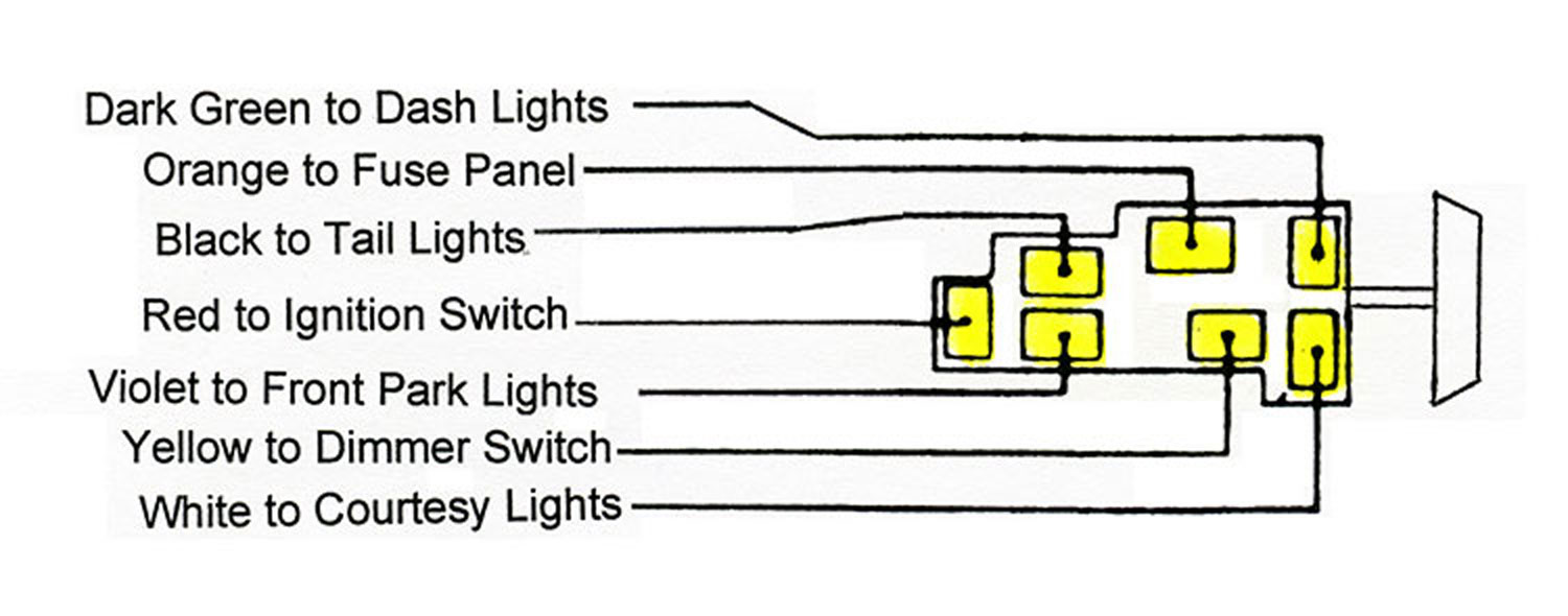 Chevy Headlight Switch 1957