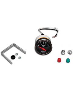 Fuel Gauge,Blk Face/Wht Numbers/Orng Needle,AutoMeter,55-57