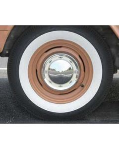 Chevy Tire, P205/75R14, B.F. Goodrich Silvertown Radial, With 2-3/8" Whitewall, 1957