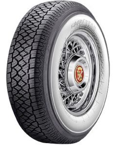 Chevy Radial Tire, 205/75-R15 With 2-3/4" Wide Whitewall, Goodyear, 1955-1956