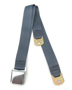 Chevy Seat Belt, Front, Blue, 1955-1957