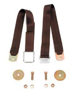 1955-1957 Chevy Seat Belt Front Brown