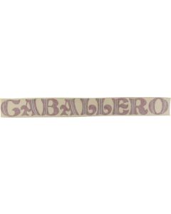 El Camino Gmc Caballero Tailgate Decals Red & Charcoal, 1983-1984