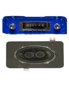 Stereo,USA-230 CHevy w/Dash Speaker ,64-66