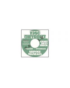1980 Chevy Truck Shop Manual On CD