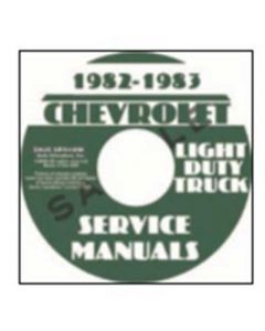 1982-1983 Chevy Truck Shop Manual On CD