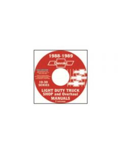 1988-1989 Chevy Truck Shop Manual On CD