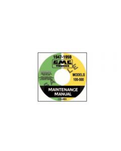 1947-1959 GMC Truck Shop Manual On CD