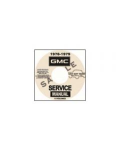 1978-1979 GMC Truck Shop Manual On CD