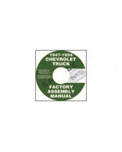 1947-1954 Chevy Truck Factory Assembly Manual On CD