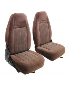 1987-1991 Blazer-Jimmy Front Bucket And Rear Bench Seat Cover Set, Without Rear Seat Belt Cutouts, Encore Velour


