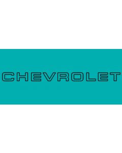 1988-1998 Chevrolet Stepside Tailgate Name Decal 3.5" Tall
