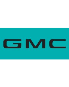 1985-1991 GMC Tailgate Name Decal  1.6" Tall


