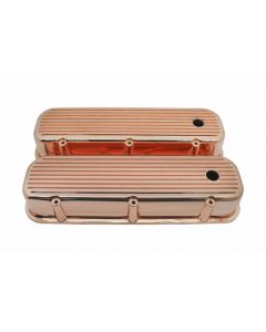 1947-1995 Chevy-GMC Truck Big Block  Tall Aluminum Valve Covers - Finned - Copper
