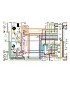 Chevy Wiring Diagram Laminated 77