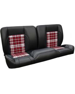 1960-1987 Chevy-GMC Truck TMI Split Back Sport Bench Seat With Plaid Insert, Wide-60"
