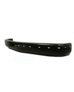 1988-2002 Chevy-GMC Truck Front Bumper Face Bar, With Impact Strip Holes, Black
