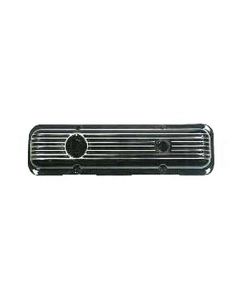 Early Chevy Valve Cover, Black Aluminum, Left, 1949-1954