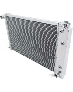 Champion Cooling 3 Row Radiator For 55-57 Chevy with V8 mounting