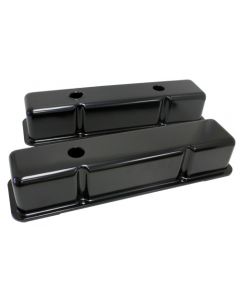 Chevy Small Block Valve Covers, Tall Style, Black, 1958-1986