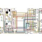 1947-1981 Chevy Truck Color Laminated Wiring Diagram