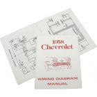 Full Size Chevy Wiring Harness Diagram Manual, 1958