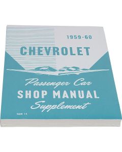 El Camino Service Shop Manual, 1959-1960 Supplement To MainManual, 1959-1960