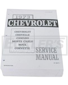 El Camino Service Shop Manual, 1973