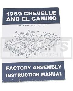 El Camino Factory Assembly Manual, 1969