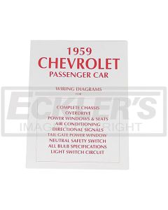 1959 El Camino Wiring Diagram Manual