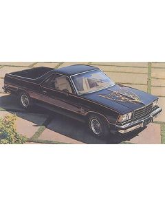 El Camino 78 Black Knight Decal Sets Gold, 1978