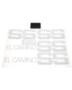 El Camino Choo Choo Super Sport Decal Set, Red (Non FactoryColor) 1984-1987