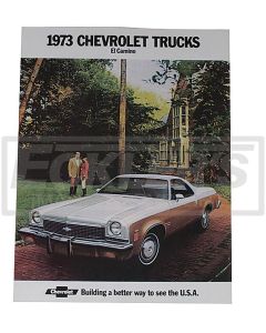 El Camino Sales Brochure, 1973