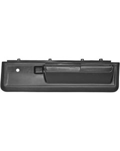 1973-1977 El Camino Door Panels, Lower, Black