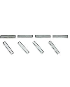 1967 El Camino Door Panel Moldings Metal Buttons, 8 Pcs.