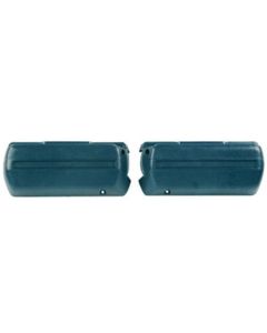 El Camino Arm Rest Bases, Medium Blue, 1968-1972
