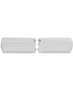 El Camino Arm Rest Bases, White, 1968-1972