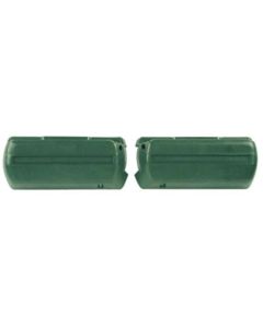 El Camino Arm Rest Bases, Dark Green, 1968-1972
