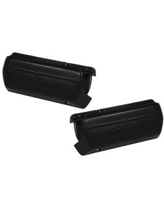 El Camino Arm Rest Bases, Black, 1968-1972