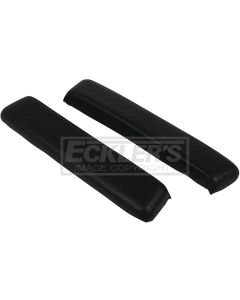 El Camino Armrest Pads Black, #m10, 1964