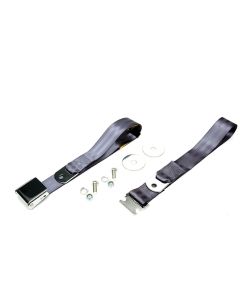 El Camino Seat Belts, Lap Belts With Deluxe Metal Buckles, Side, 1964-1987
