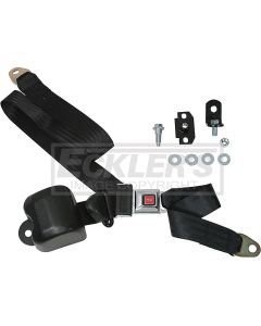 El Camino Seat Belts, Lap & Shoulder Combo With Bucket Seat, 1968-1972