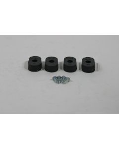 El Camino Bucket Seat Back Bumpers, Oval, 1966-1972