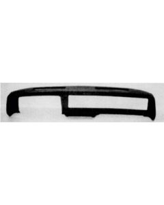 El Camino Molded Dash Pad Outer Shells With Outside Speaker, Black, #15013, 1981-1987