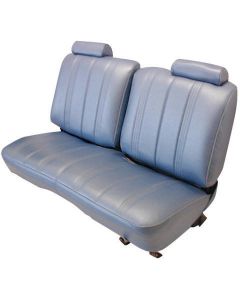 El Camino Seat Cover, Straight Bench, With Split Back & Headrests, Three Wide Vertical Pleats, Vinyl, 1978-1982	
