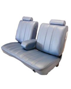 El Camino Seat Cover, Straight Bench, Split Back, With Armrest & Headrests, Vinyl, 1978-1982	
