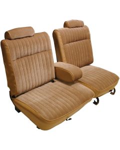 El Camino Seat Cover, 60/40 Bench, Split Back, Vinyl With Cloth, 1981-1987	
