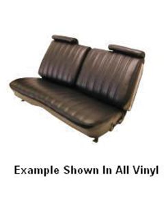 El Camino Seat Cover, Straight Bench, Without Armrest, Vinyl, With Velour, 1973-1977	
