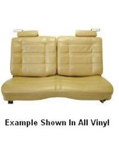 El Camino Seat Cover, Bench, Split Back, With Headrests, Vinyl/Velour, 1978-1980	
