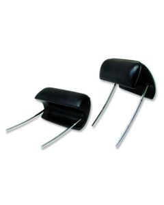 El Camino Bucket Seat Headrest, Black, 1970-1972